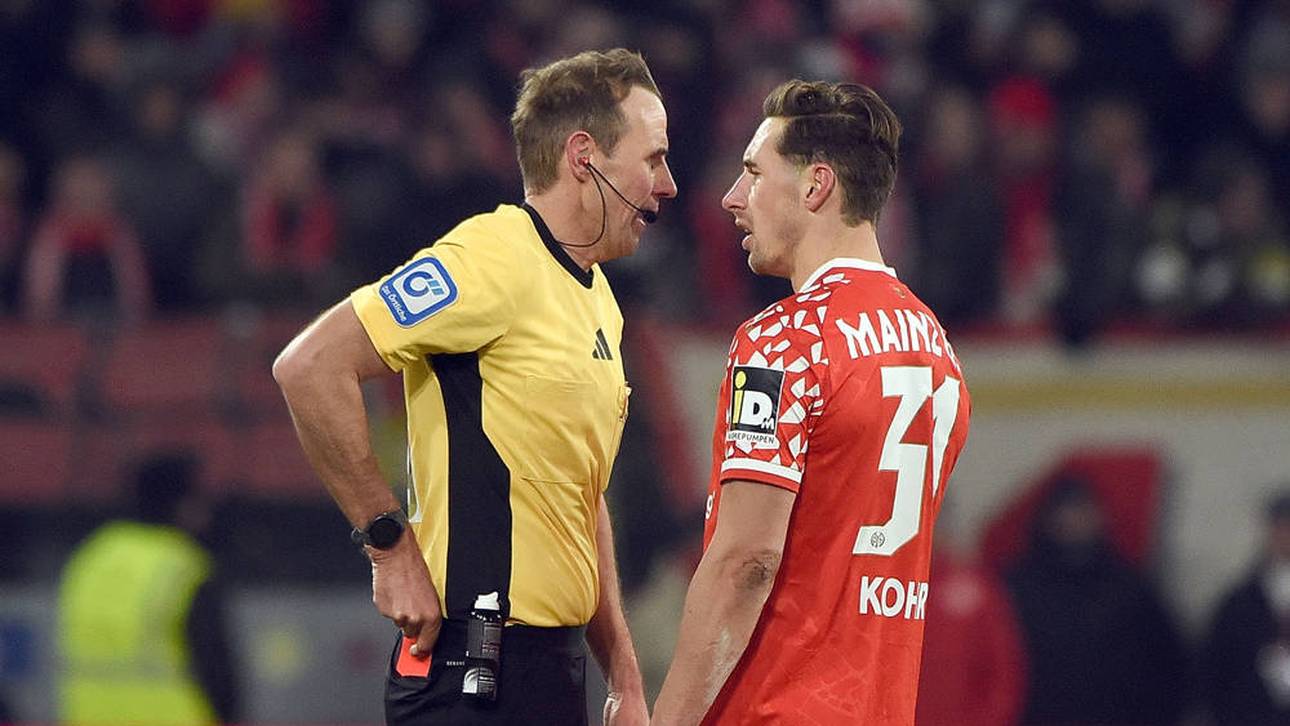 Dominik Kohr sah gegen Hoffenheim die Rote Karte