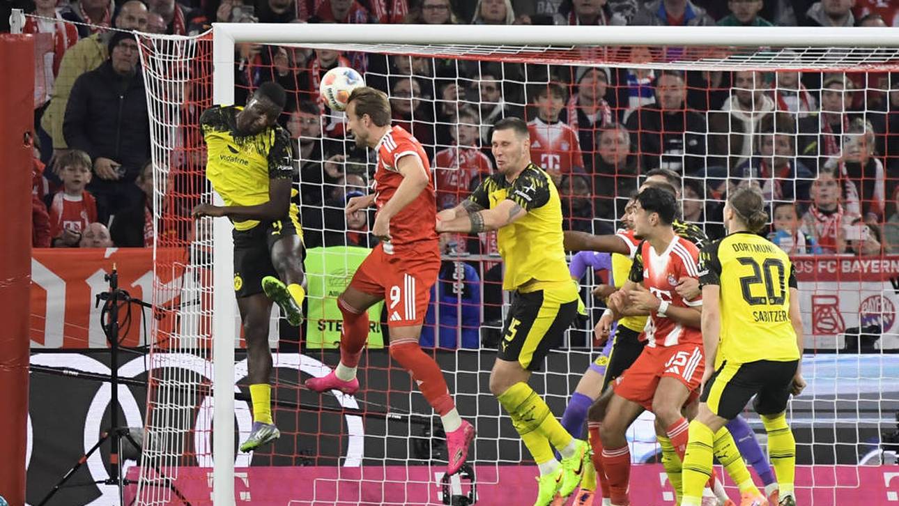 Harry Kane bei seinem Kopfball zur 1:0-Führung