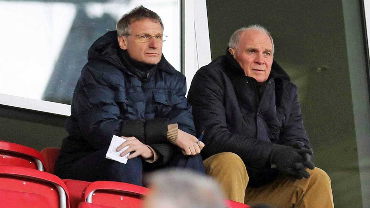 Hoeneß erstmals wieder im Stadion