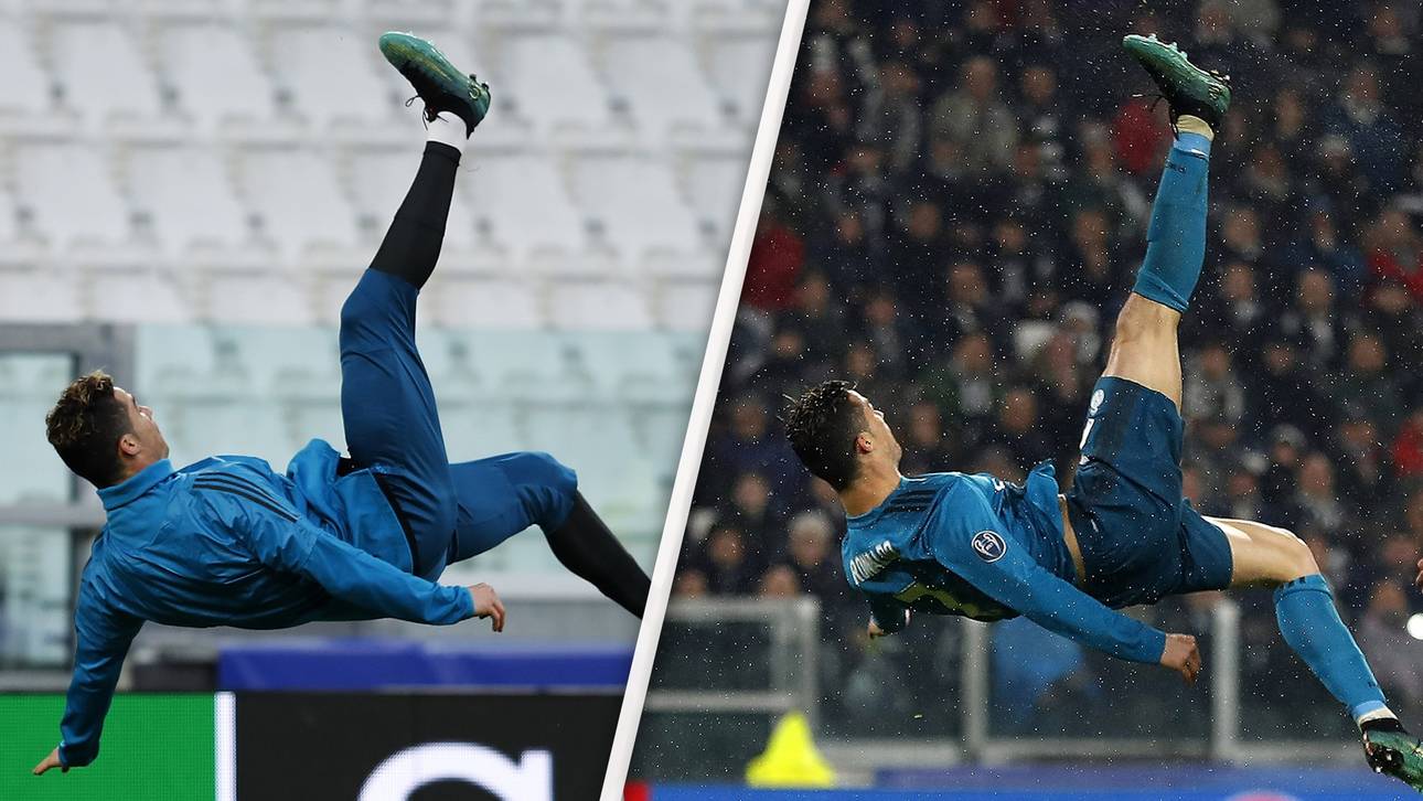 Ronaldo übte Traumtor am Vortag