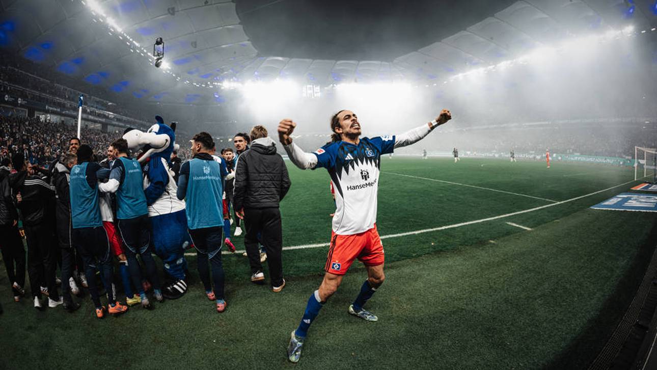 Yussuf Poulsen schießt den HSV zum Derbysieg