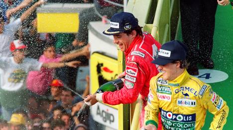 Ayrton Senna (l.) und Michael Schumacher (r.) gelten als die besten Fahrer aller Zeiten