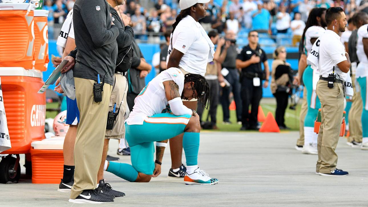 Trotz Trump: Wieder Hymnenprotest