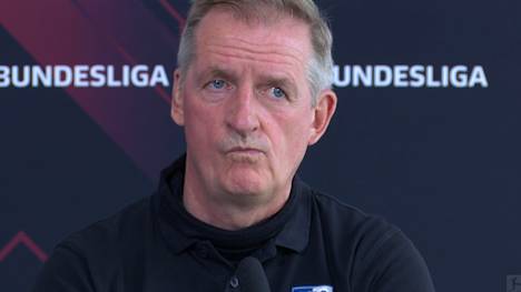 Nach der 0:1-Niederlage gegen den 1. FC Nürnberg wird Magdeburg-Coach Petrik Sander auf den xG-Wert seiner Mannschaft angesprochen. Dem Coach ist der Wert jedoch völlig egal.