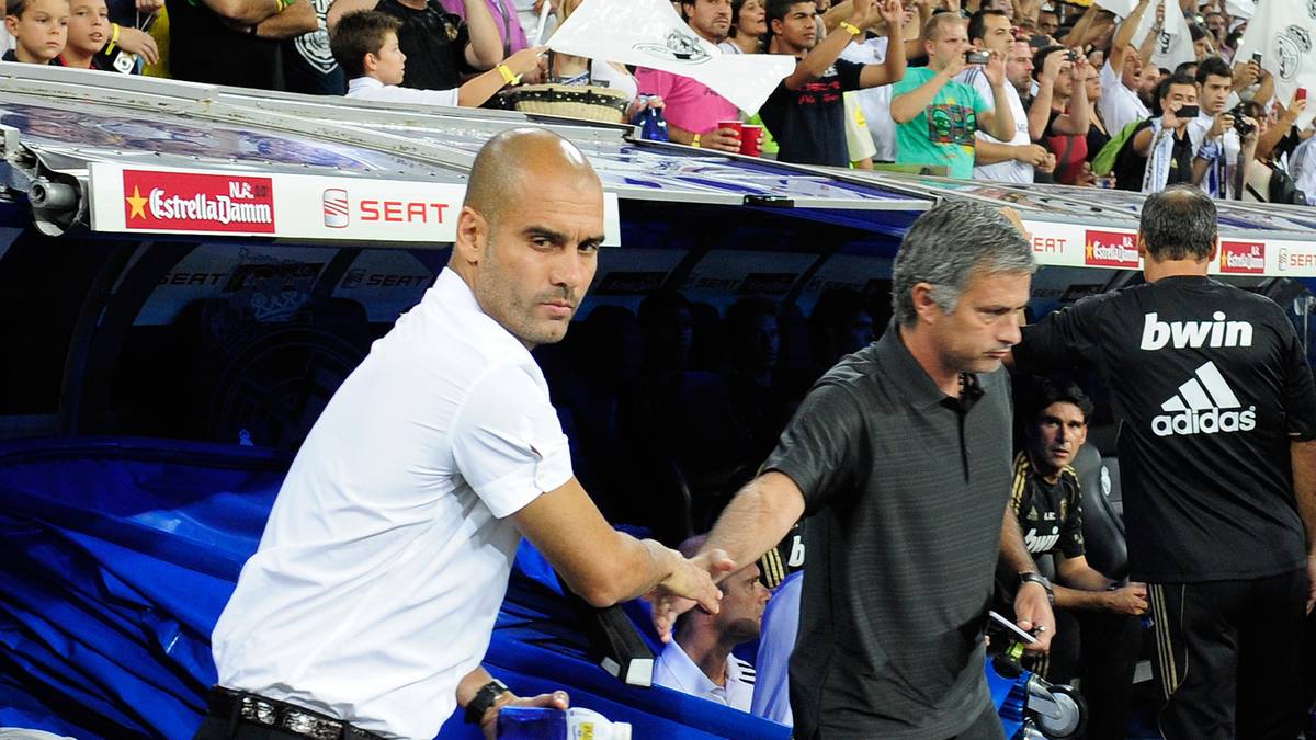 Im Frühjahr 2011 folgt dann der große Knall. Mourinho, inzwischen Trainer bei Barcas Erzrivale Real Madrid, stichelt vor dem Clasico-Marathon von vier Aufeinandertreffen in 18 Tagen permanent gegen Guardiola, versucht ihn zu provozieren und einzuschüchtern