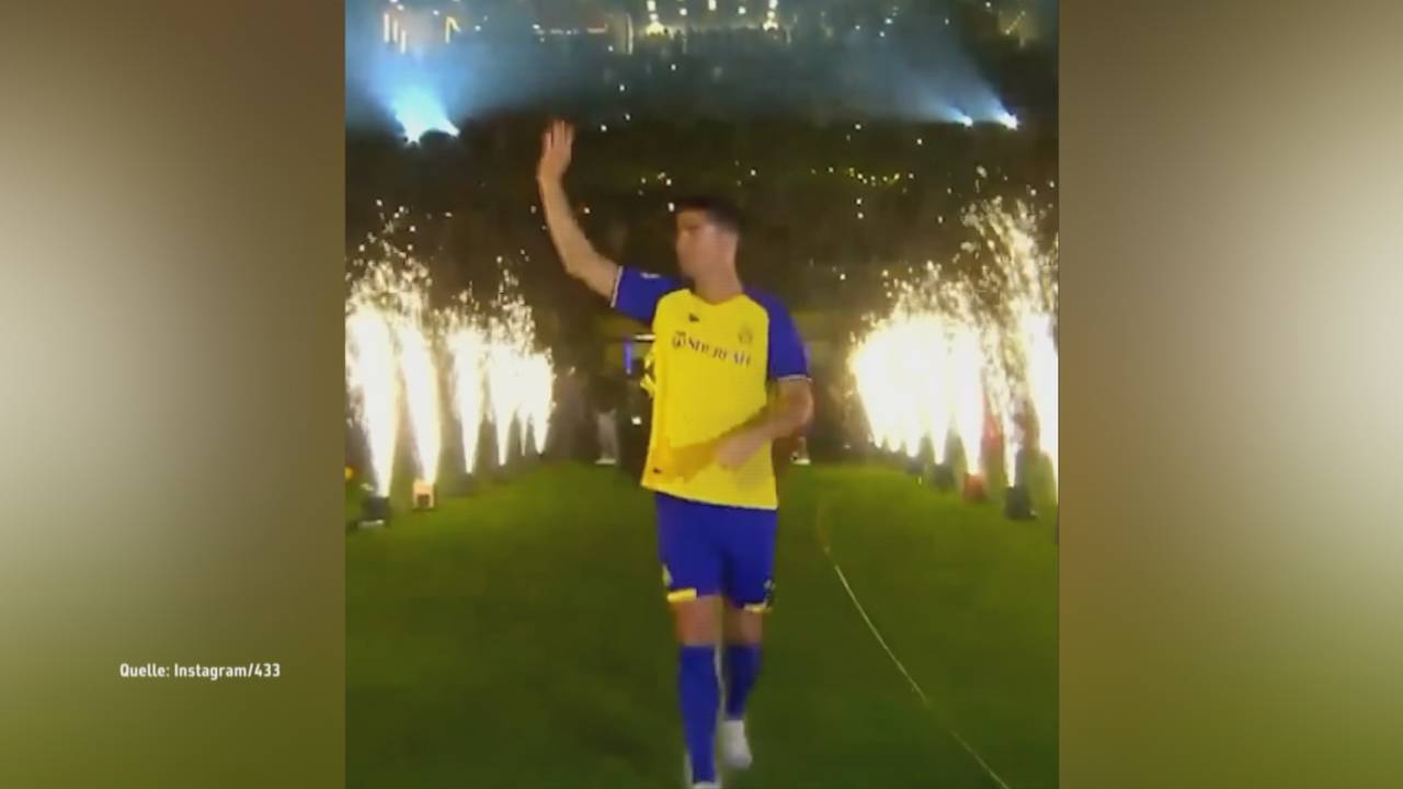 Cristiano Ronaldo offiziell beim saudischen Klub Al-Nassr vorgestellt