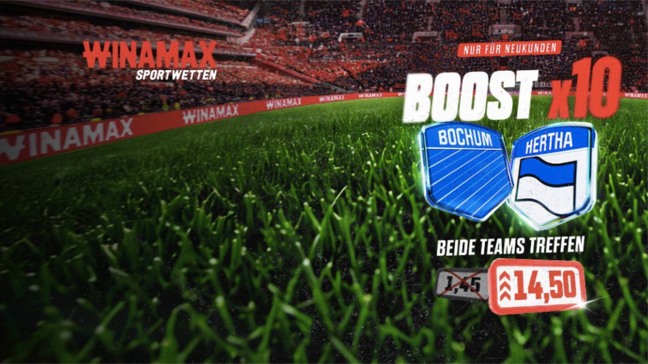 Winamax Quotenboost für VfL Bochum vs Hertha BSC am 07.08.
