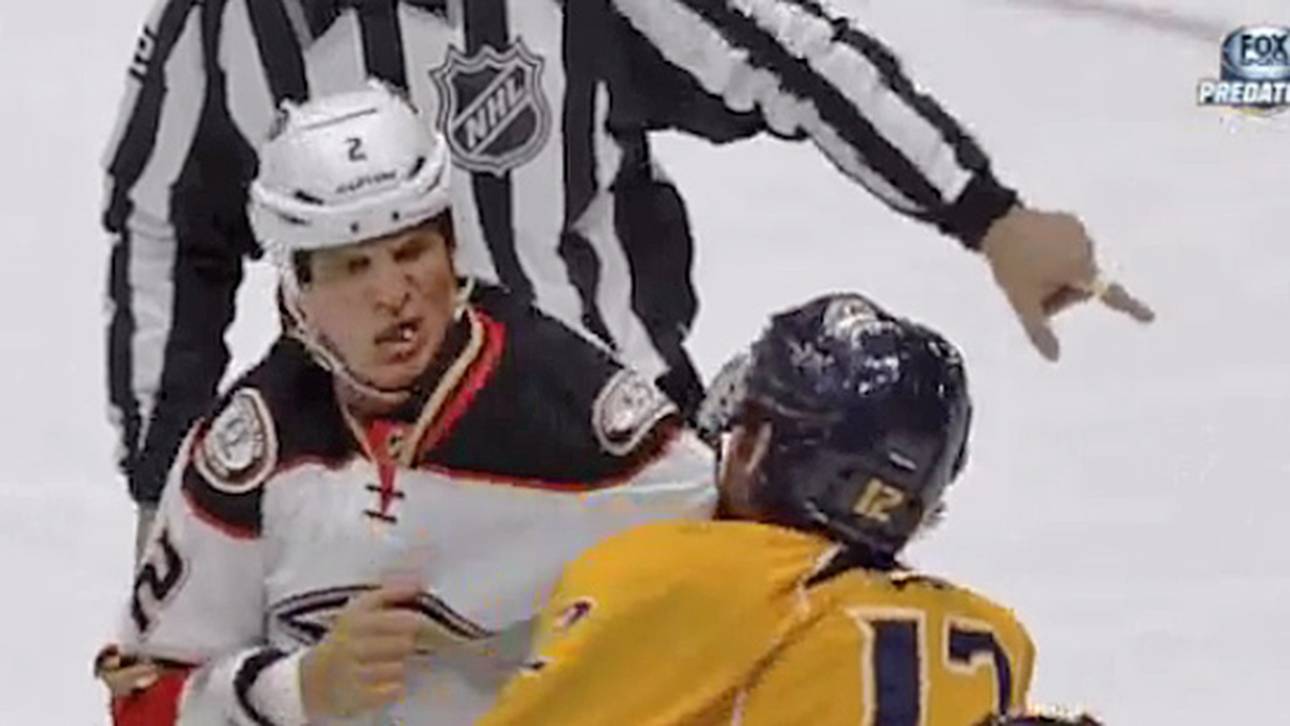 Zahnverlust bei NHL-Schlägerei