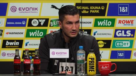 Der BVB steht vor dem Borussen-Duell gegen Gladbach. Yan Couto fehlt weiterhin. Auf der Pressekonferenz spricht Trainer Nuri Sahin jetzt über seine Erwartungen an den Brasilianer.