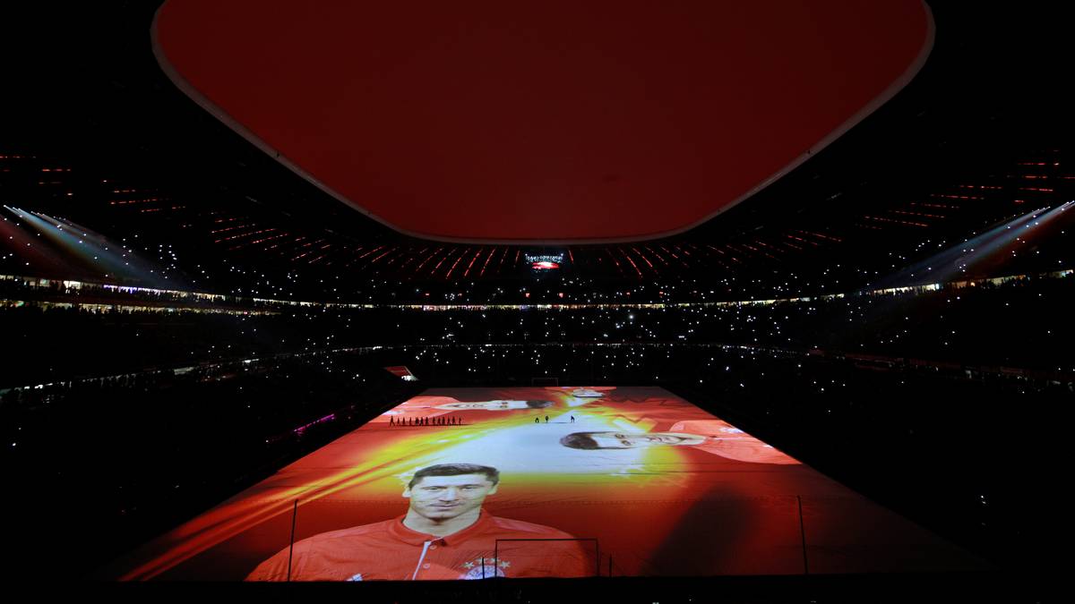 ... und Top-Torjäger Robert Lewandowski, der auch gegen Leipzig traf