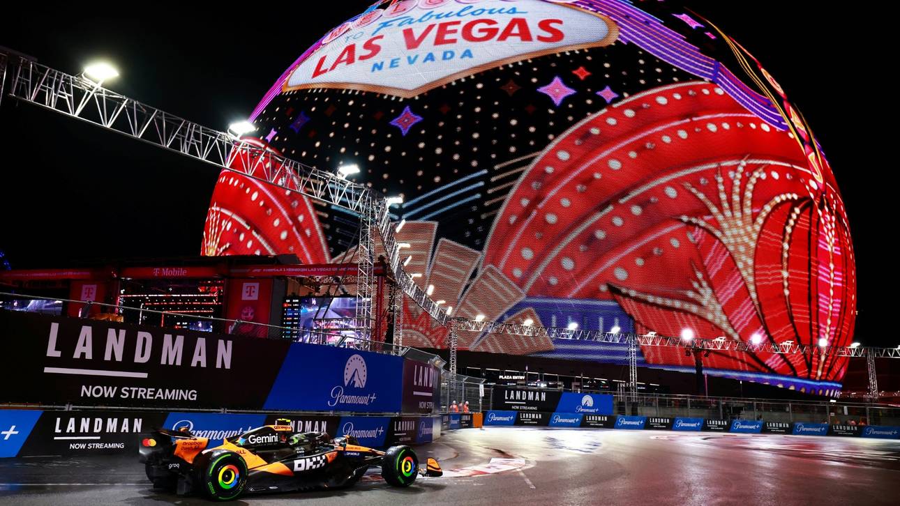 Norris holt Pole Position in Las Vegas vor Verstappen