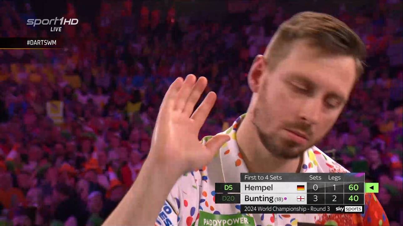 Unfassbare Bunting-Gala rasiert Hempel