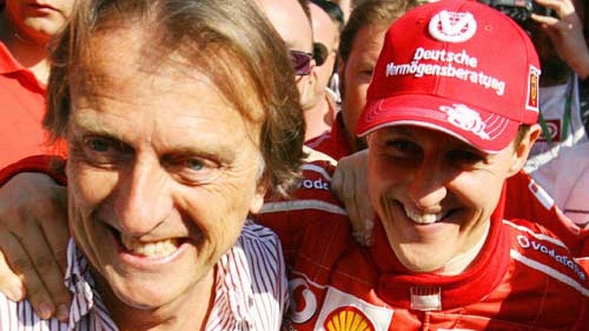 Die Zeit mit Michael Schumacher war selbstredend auch die erfolgreichste Phase in der Amtszeit von Ferrari-Präsident Luca di Montezemolo
                  
                  