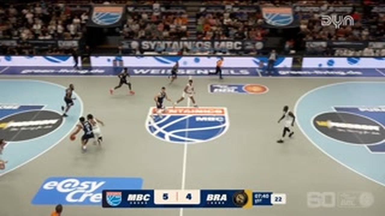 SYNTAINICS MBC - Basketball Löwen Braunschweig | BBL-Highlights im Video