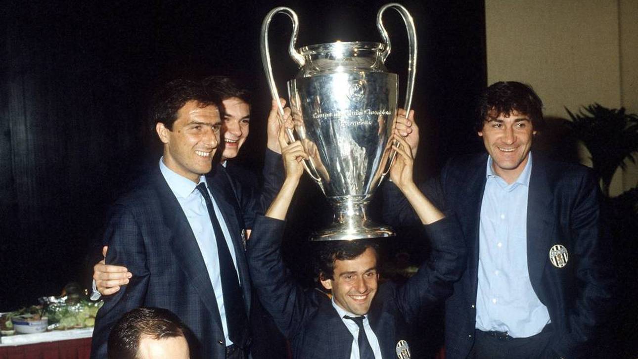 Michel Platini erzielte für Juventus Turin den entscheidenden Treffer