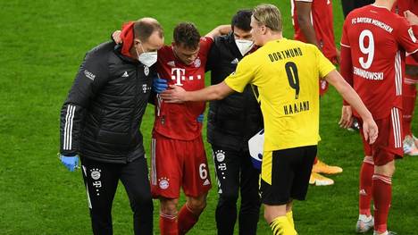 Kimmich hatte sich im Spiel gegen Dortmund verletzt