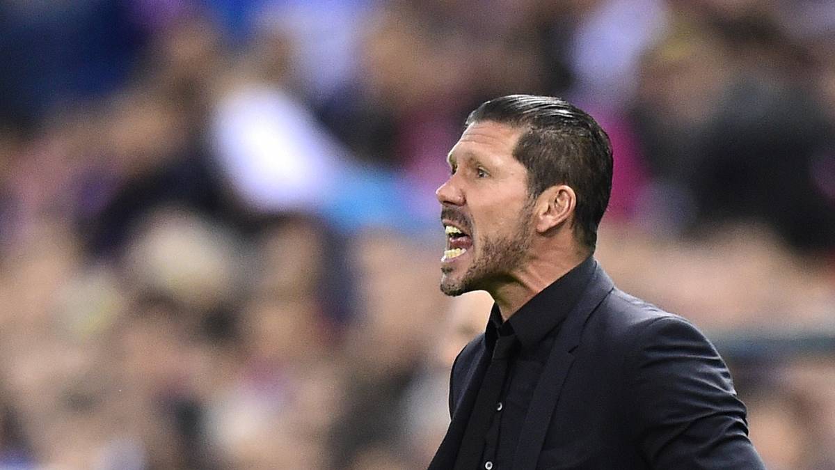 Atletico gegen Real, das ist auch das Duell zweier Trainer-Füchse. Auf der einen Seite der sehr tempramentvolle Diego Simeone...