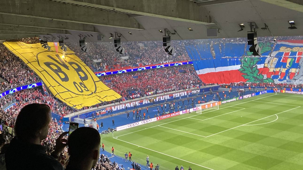 Die Choreo der PSG-Fans