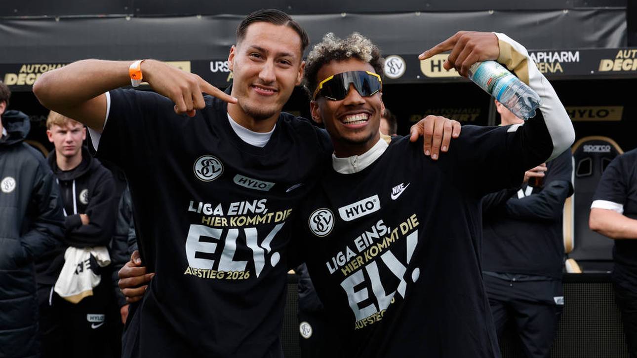 Younes Ebnoutalib (spielt mittlerweile bei Eintracht Frankfurt) besuchte seine ehemaligen Teamkollegen