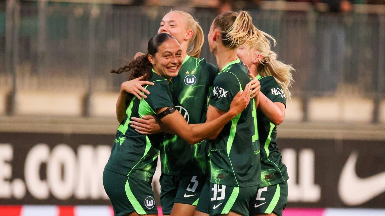 Wolfsburg und Frankfurt im Achtelfinale