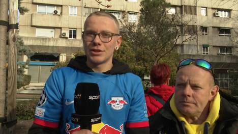 Die RB-Leipzig-Fans sind kurz vor dem Rückspiel in der Champions League sehr euphorisch und zuversichtlich - die Bullen kommen weiter.