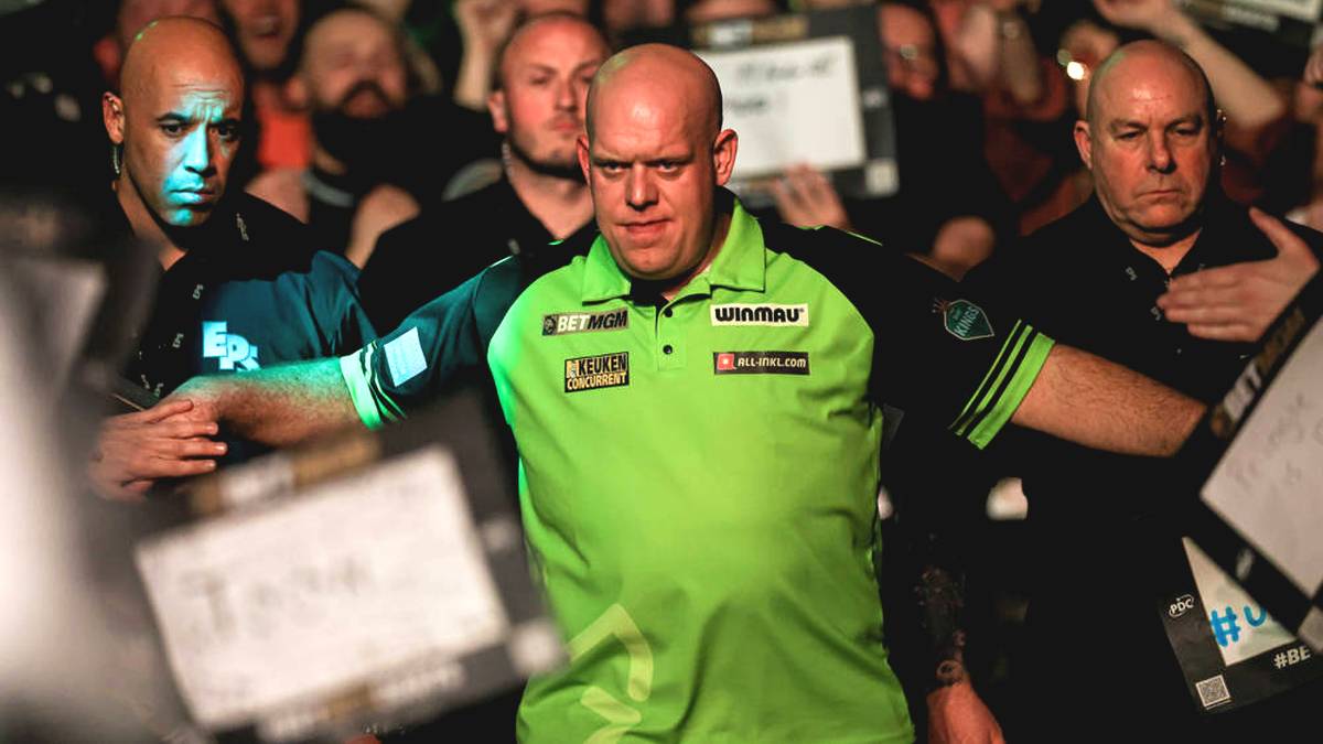 Obwohl Micheal van Gerwen in diesem Jahr kein Major-Turnier gewann, zählt der dreifache Weltmeister immer noch zu den Titelanwärtern. 