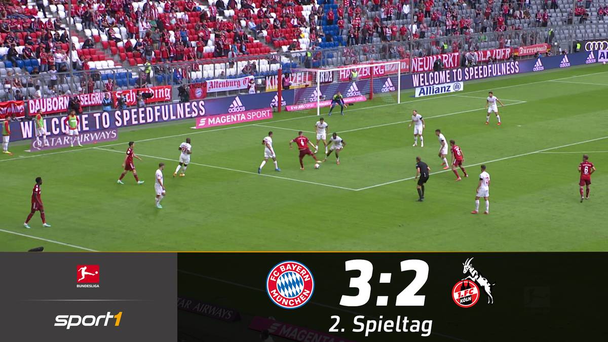 FC Bayern München - 1.FC Köln (3:2): Tore und Highlights im Video | Bundesliga