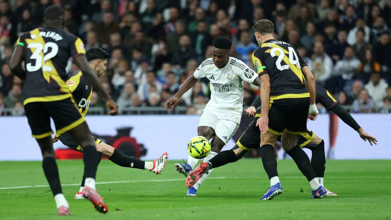 Später Elfmeter: Real rettet Sieg gegen Rayo