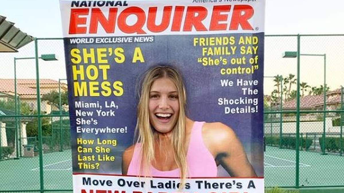 Genie legt aber kurz darauf nach und geht als "sich Selbst" bzw. als ihr Bild in einer Schlagzeile. Es ist davon auszugehen, dass die Bouchard-Girls bald noch einmal nachlegen