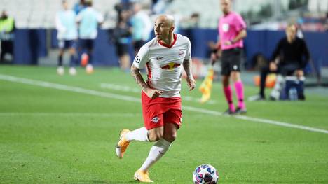 Angelino erzielte in 18 Pflichtspielen für RB Leipzig einen Treffer und bereitete fünf vor