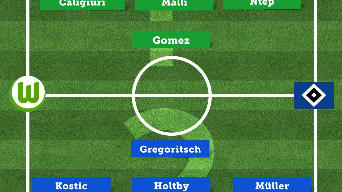 VfL Wolfsburg - Hamburger SV (Sa., 15.30 Uhr)
