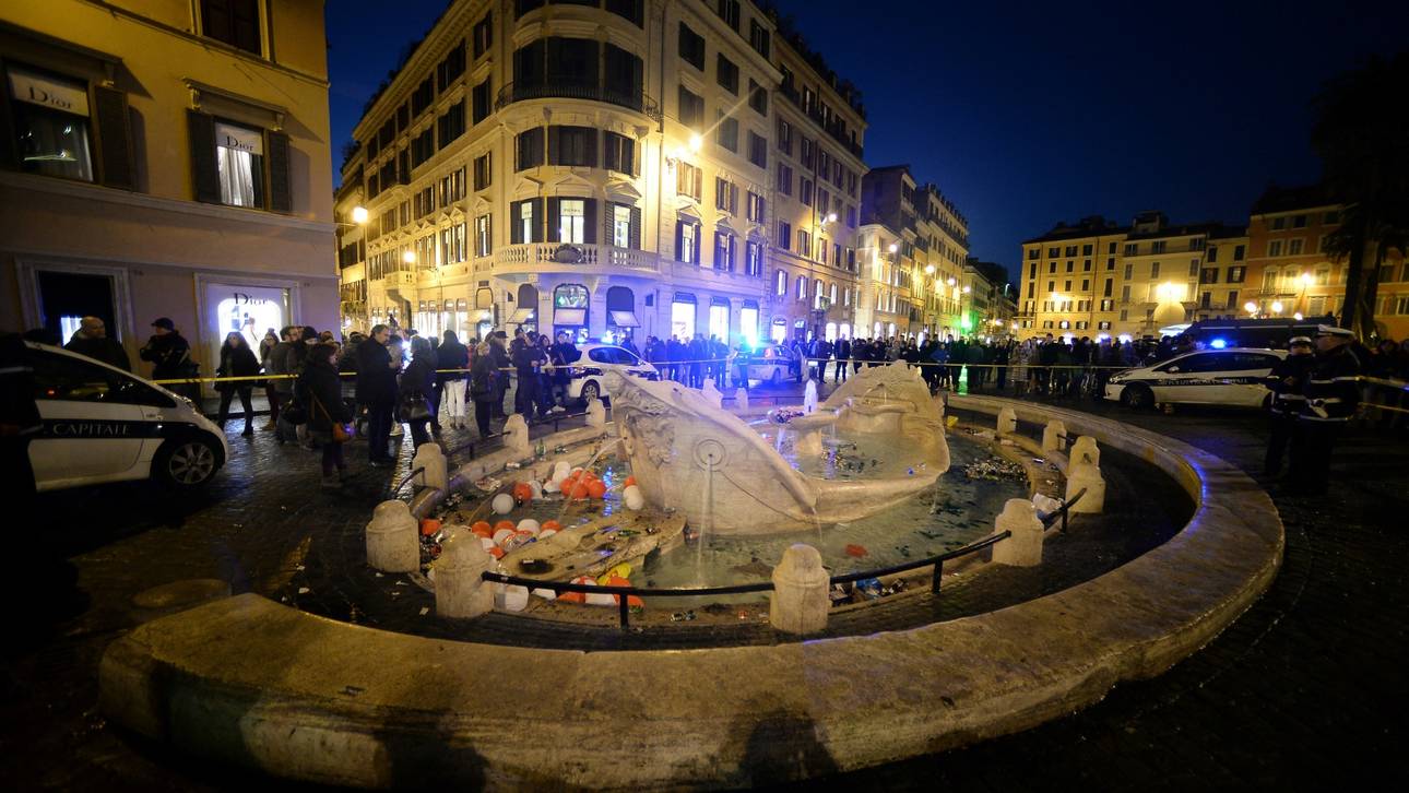 Trotz Fan-Verbots: 1000 Polizisten bei Rom-Spiel im Einsatz