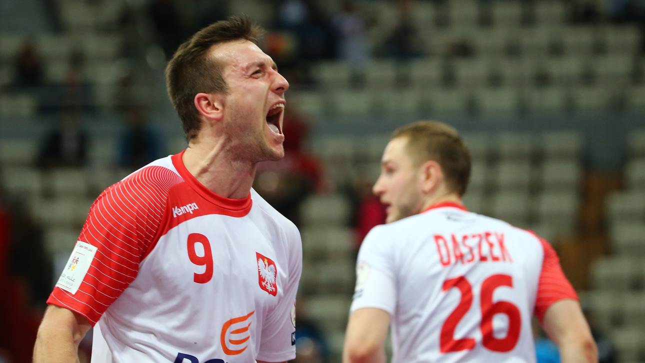 Andrzej Rojewski vom SC Magdeburg war Polens bester Werfer