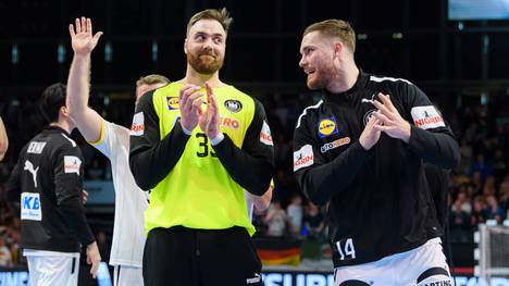 Andreas Wolff und Johannes Golla glänzten besonders bei Deutschlands Auftaktsieg in die Handball-EM