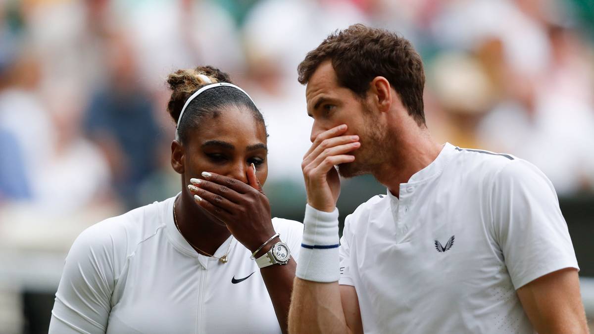 Der lange verletzte Schotte Andy Murray, der sich im Mixed Spielpraxis für die kommenden Turniere im Einzel holen will, und Serena Williams harmonieren sehr gut auf dem Platz