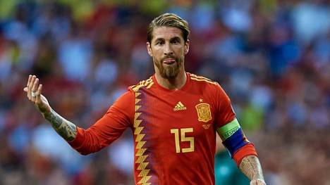 Sergio Ramos führt Spanien als Kapitän in der WM-Qualifikation an