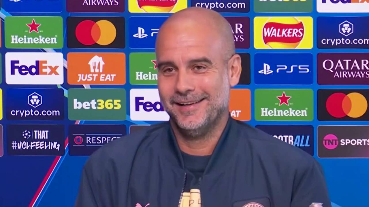 Haaland vs. Pep? Da muss selbst der City-Coach lachen