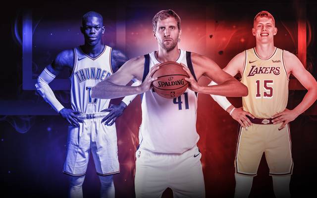 Nba Deutsche Hoffnungen Mit Dennis Schroder Dirk Nowitzki Moritz Wagner