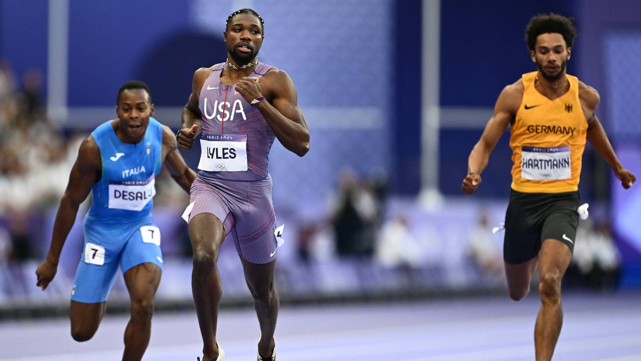 200 m: Lyles locker ins Olympia-Finale – Hartmann raus