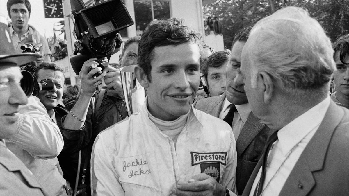 JACKY ICKX (1968): Ferrari (11), Brabham (2), 13 Poles
