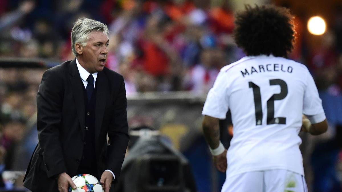 ...auf der anderen Seite der eher zurückhaltende Carlo Ancelotti.