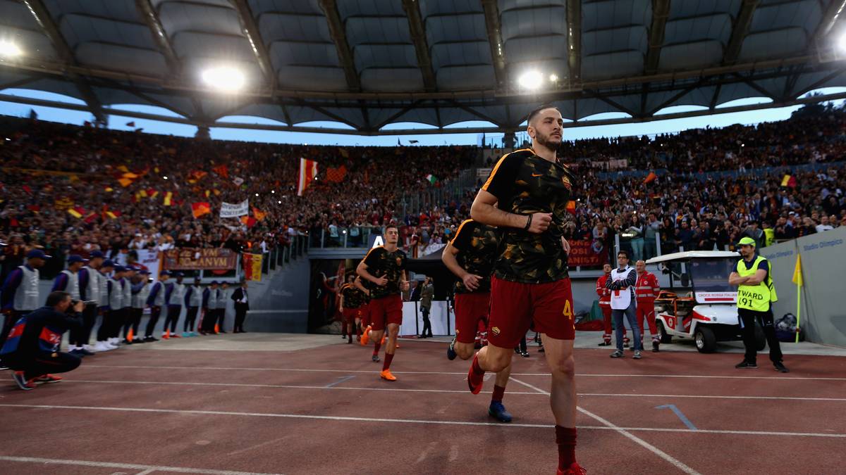 Und da laufen sie ein im Stadio Olimpico zu Rom. SPORT1 hat die weiteren Bilder