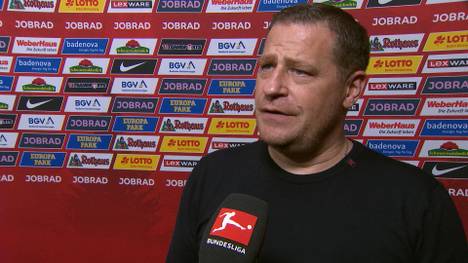 Der FC Bayern kommt beim SC Freiburg nicht über ein 2:2 hinaus. Den Willen will Max Eberl seiner Mannschaft nicht absprechen, sieht stattdessen andere Punkte ausschlaggebend.