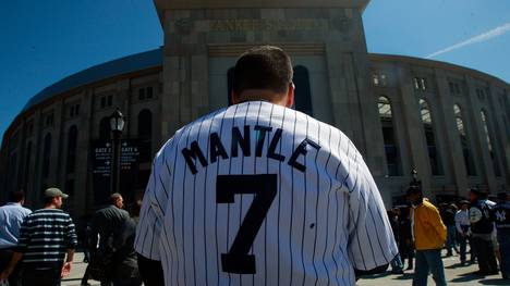 Mickey Mantle spielte 18 Jahre lang für die New York Yankees