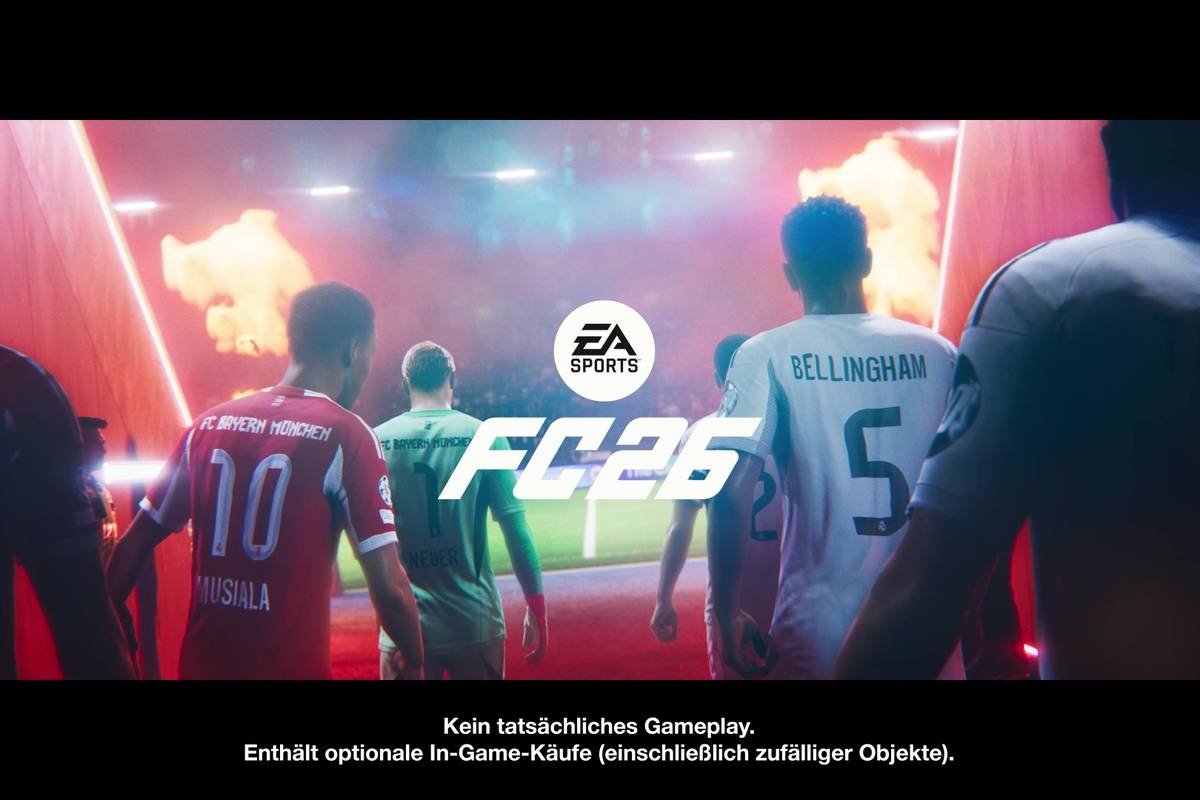 Jamal Musiala und Jude Bellingham sind die Coverstars bei EA FC 26 - und das soll laut EA Sports in vielerlei Hinsicht neue Maßstäbe setzen.