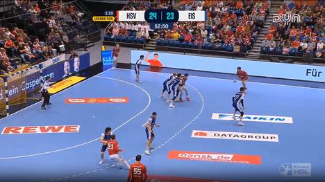 Die Highlights der Partie HSV Hamburg - ThSV Eisenach aus der Handball-Bundesliga im Video.