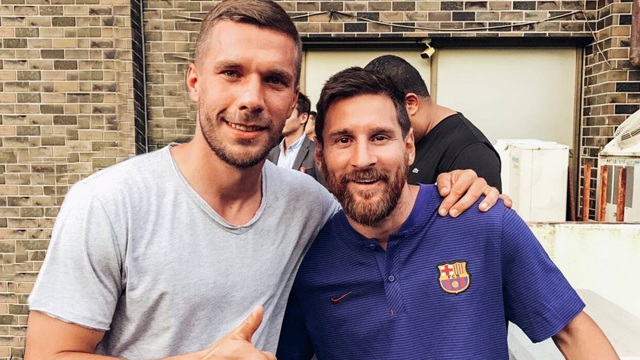 Podolski vergleicht sich mit Messi