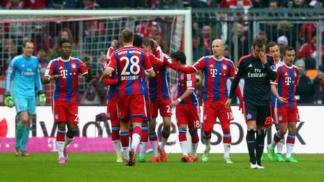 Der FC Bayern feiert gegen den Hamburger SV seinen 16. Saisonsieg