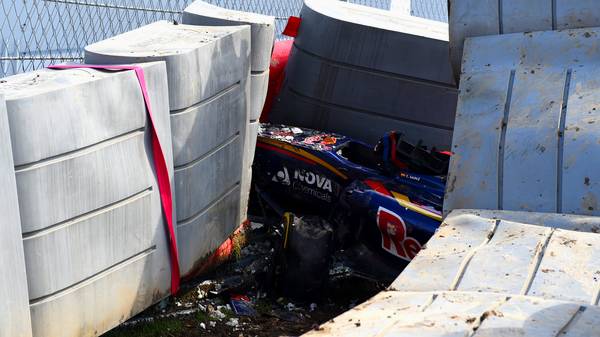 Carlos Sainz jr. überstand seinen schweren Unfall in Sotschi unverletzt