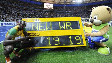 Usain Bolt stellte 2009 in Berlin den bis heute gültigen Weltrekord über die 200 Meter auf